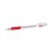 Pilot EasyTouch Stick Ballpoint Pen, Fine 0.7mm, Red Ink, Clear Barrel, PK12 32003 - alternate 3